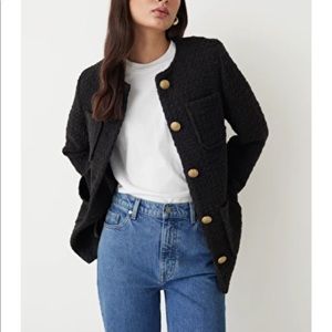 DISO: & Other Stories Gold Button Tweed Jacket